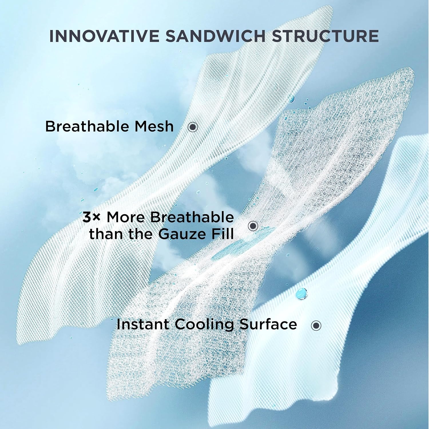 image:imageBedsure Cooling Blankets for Hot Sleepers Cooling Comforter Ice Cold Summer Blanket Queen Size for Bed Lightweight Breathable DoubleSided Comforter for Night Sweats Blue 90x90 InchesLavender