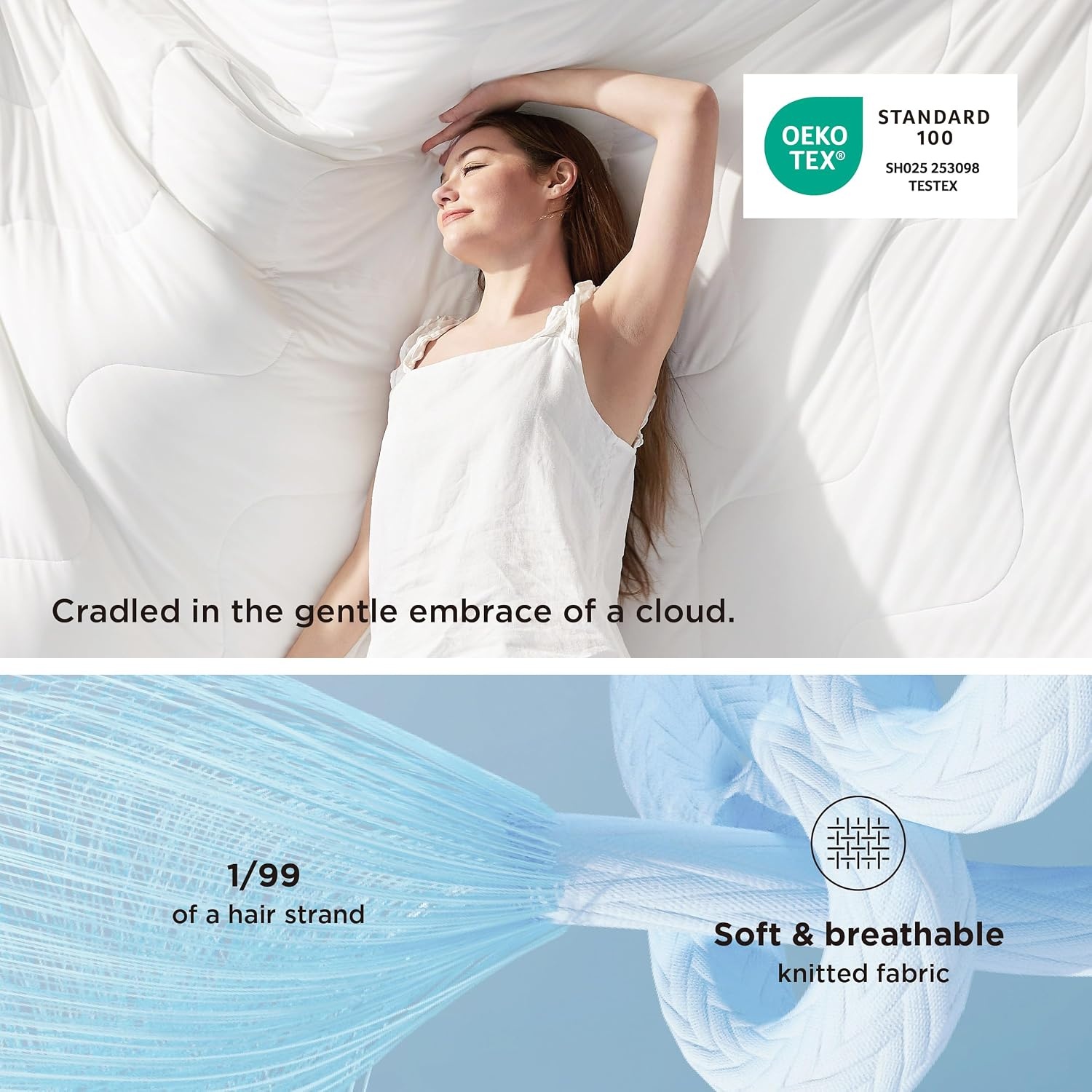 image:imageBedsure Cooling Blankets for Hot Sleepers Cooling Comforter Lightweight Cold Summer Blanket for Night Sweats Ice Breathable Comforter for Couch Grey 50x60 InchesWhite