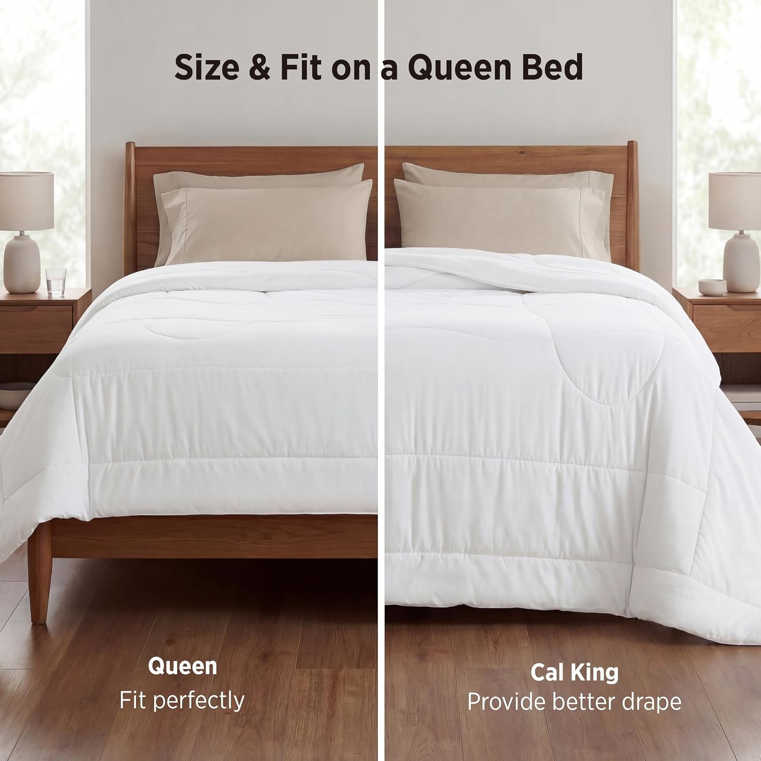 image:imageBedsure Cooling Comforter King Size Cooling Blankets for Hot Sleepers Lightweight Comforter for Summer with DualSided Cool Tech Soft Breathable Cold Blanket for Sleeping White 102x90 InchesWhite