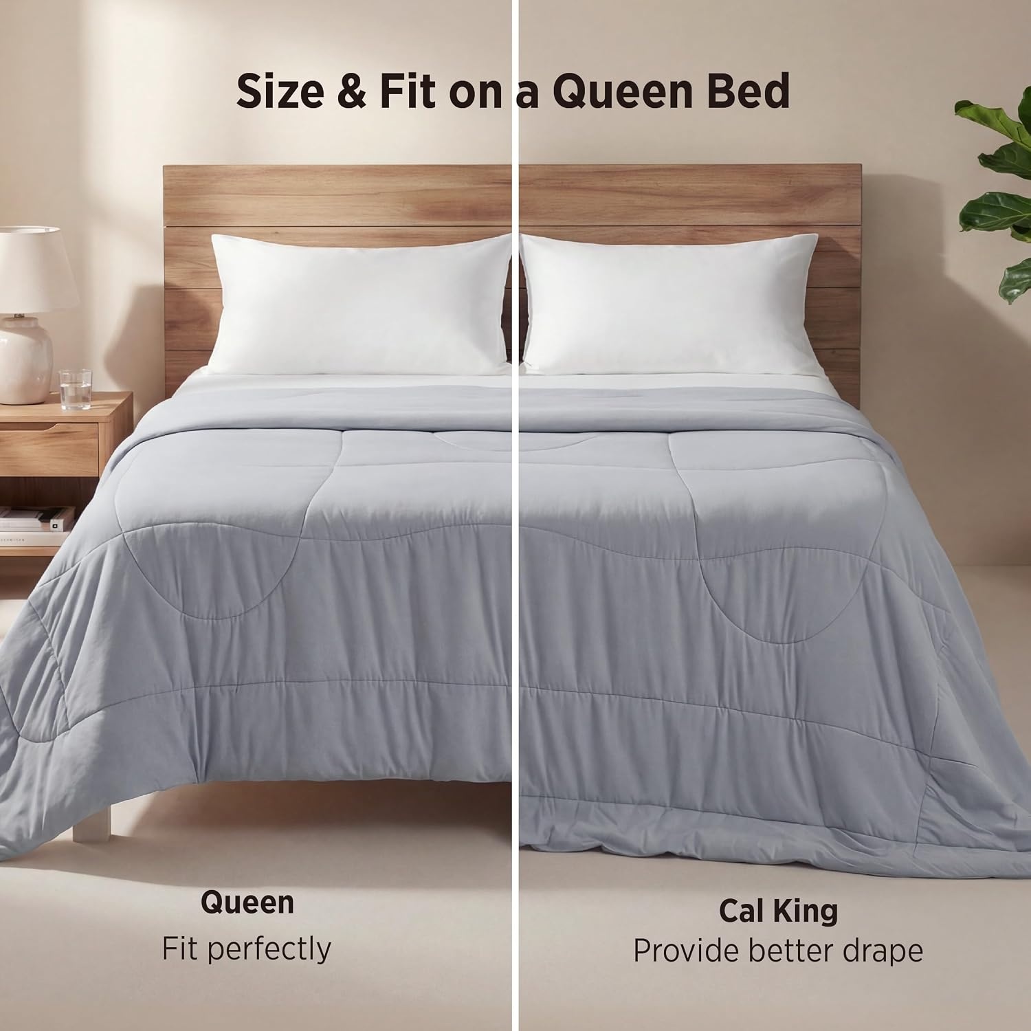 image:imageBedsure Cooling Comforter King Size Cooling Blankets for Hot Sleepers Lightweight Comforter for Summer with DualSided Cool Tech Soft Breathable Cold Blanket for Sleeping White 102x90 InchesGrey