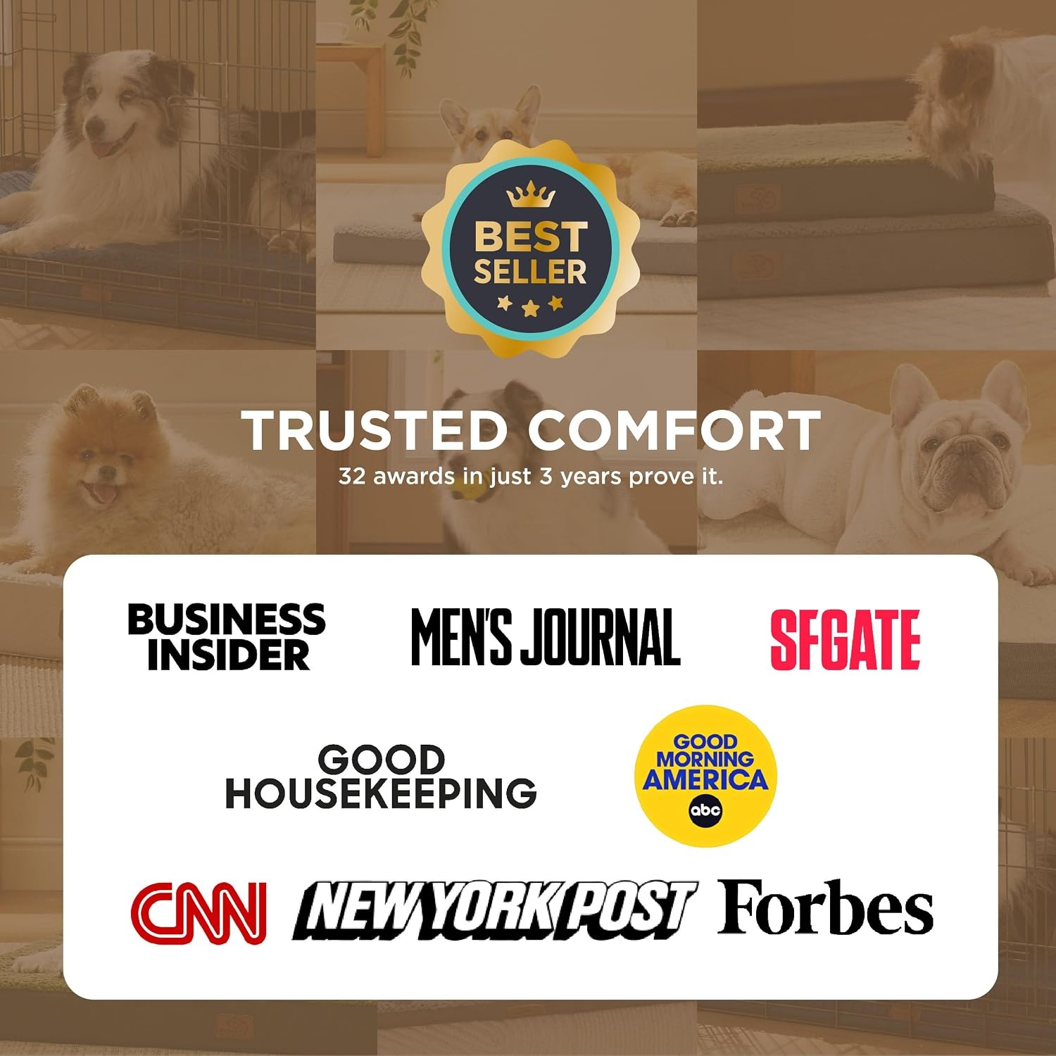 image:imageBedsure Cooling Dog Bed for Crate Large Breathable Pet Summer Bed 35 Inch Orthopedic Egg Crate Foam Cold Summer Pad Mat NonSlip Bottom Comfy Removable Washable Cover For Pets Up to 40 lbsGrey