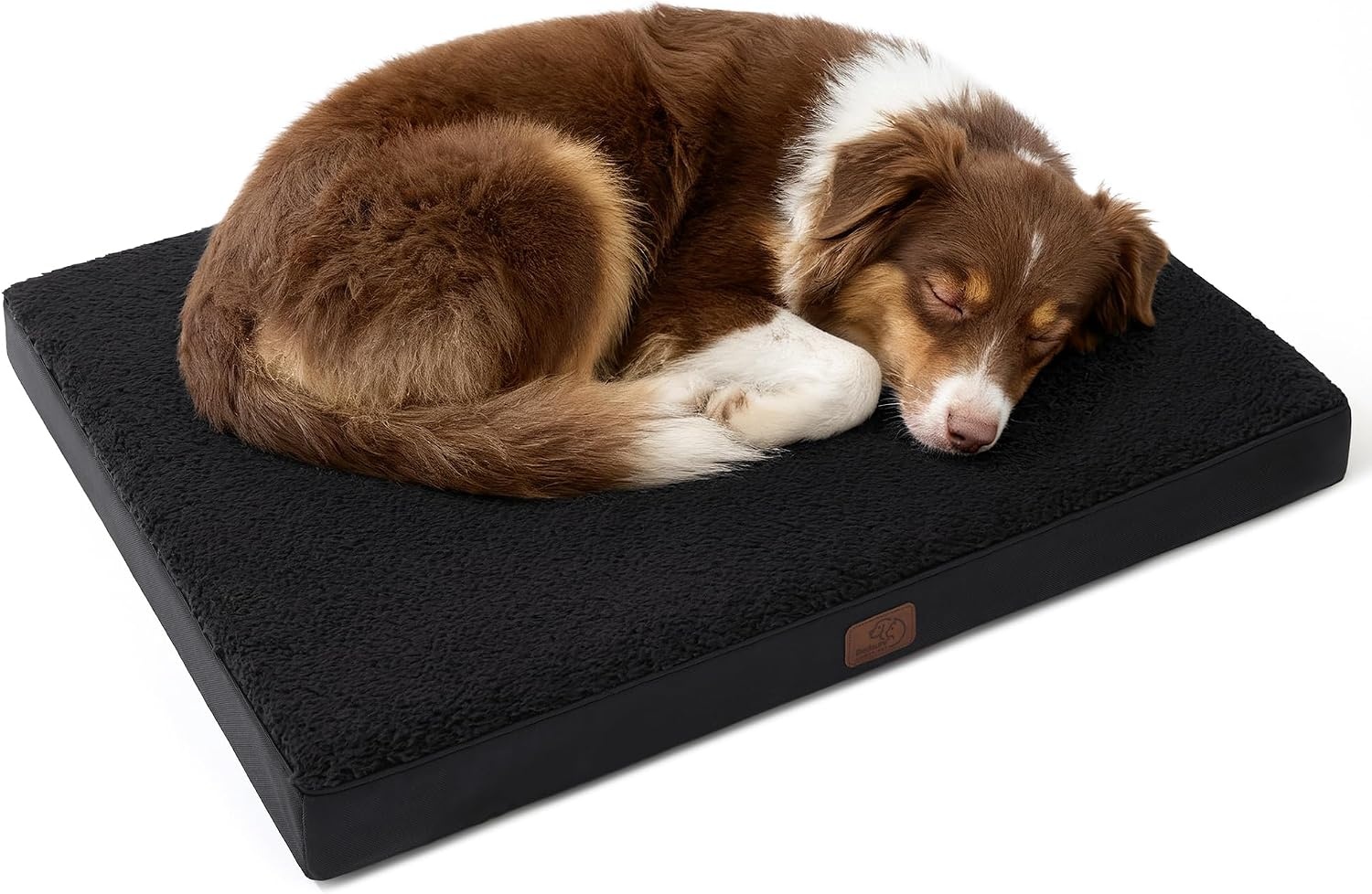 image:imageBedsure Cooling Dog Bed for Crate Large Breathable Pet Summer Bed 35 Inch Orthopedic Egg Crate Foam Cold Summer Pad Mat NonSlip Bottom Comfy Removable Washable Cover For Pets Up to 40 lbsBlack