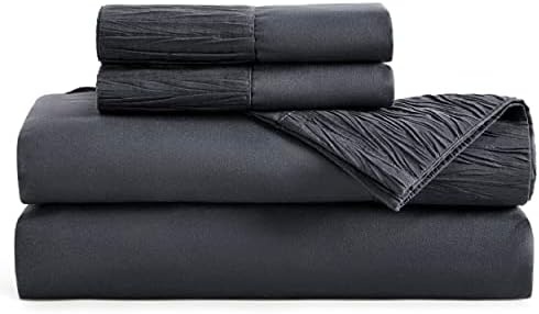image:imageBedsure Cooling Sheets King Bundle King Size Sheets Grey