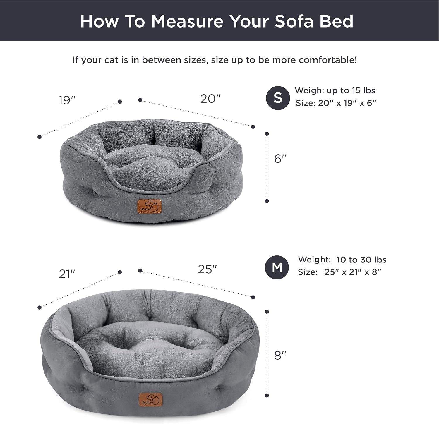 image:imageBedsure Cooling Small Dog Bed Round Washable 25 Inch Arctic Cooling Blue QMaxgt04 Cat Beds for Indoor Cats Comfort Cooling Summer Pet BedAntiSlip Bottomfor Puppies and KittensGrey
