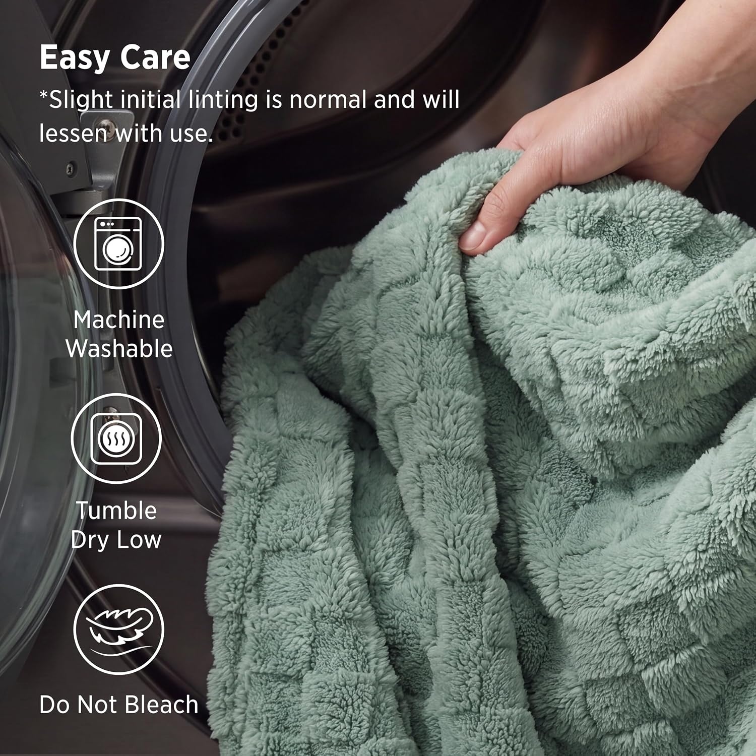 image:imageBedsure GentleSoft Sage Green Throw Blanket for Couch Checkered Cute Fleece Blankets Soft Cozy Summer Throw for Bedroom Home Decor Gifts for Mom Girls Green 50x60 Inches01 Sage Green