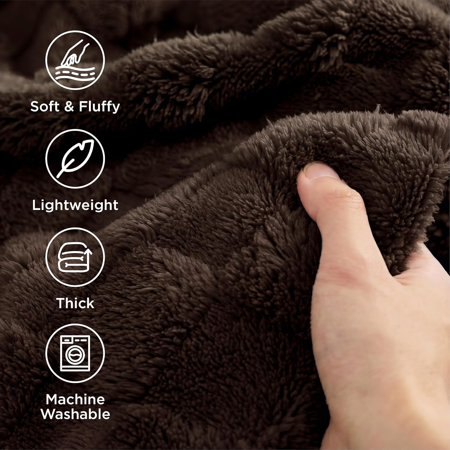 image:imageBedsure GentleSoft Sage Green Throw Blanket for Couch Checkered Cute Fleece Blankets Soft Cozy Summer Throw for Bedroom Home Decor Gifts for Mom Girls Green 50x60 InchesChocolate