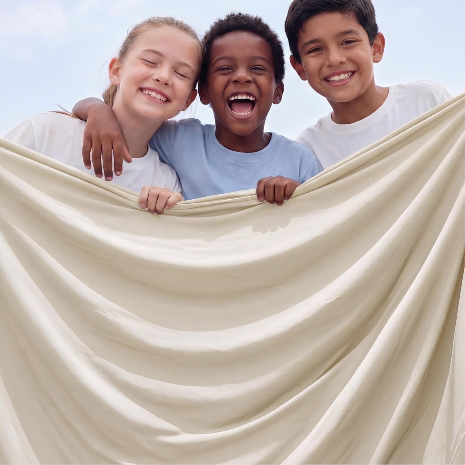 image:imageBedsure Lightweight Cold Blanket for Summer Bed Cooling Blanket Queen Size for Hot Sleepers Ice Cool Essentials for Hot Nights Breathable Thin Bedding for Teens Adults Navy 90 x 90Oat Milk