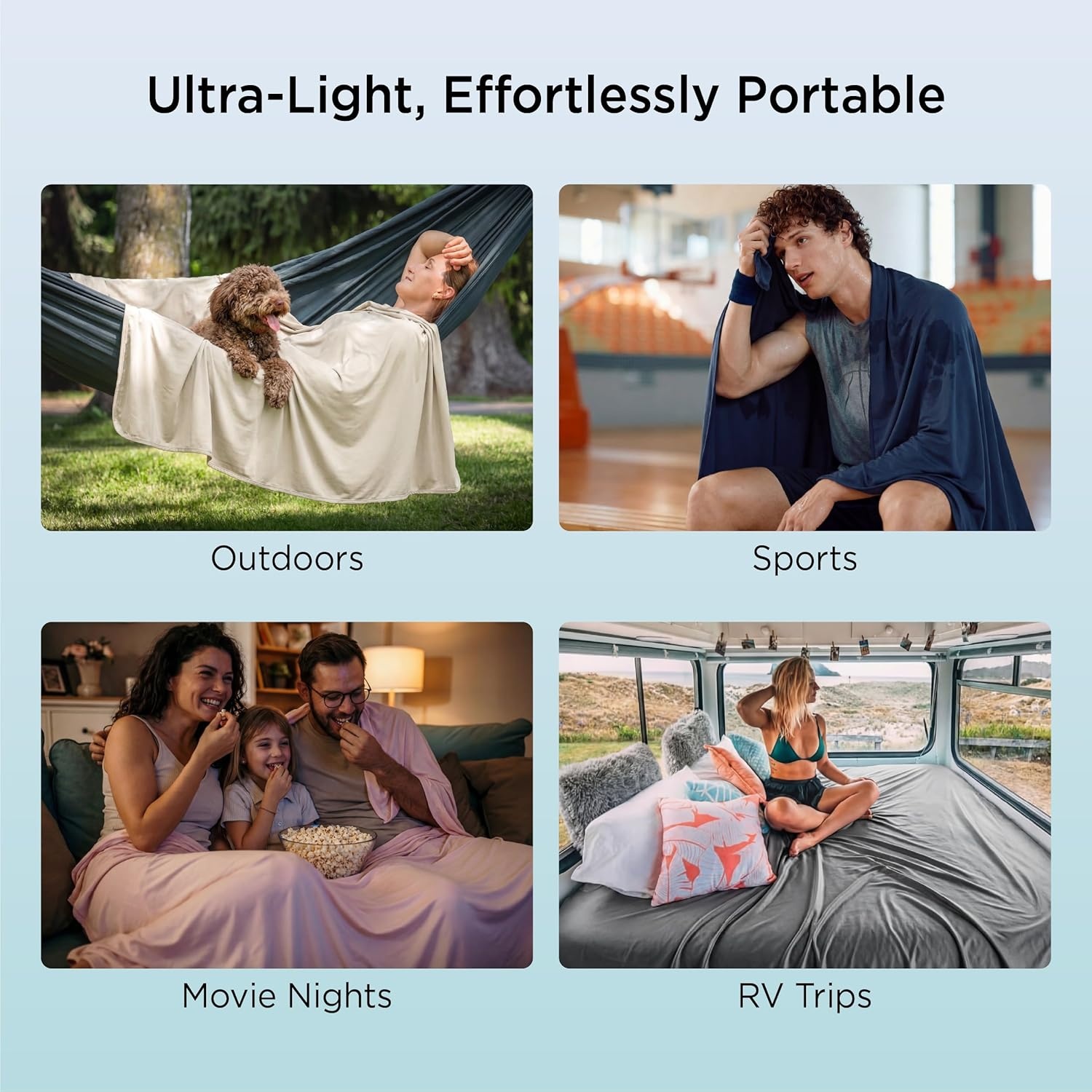 image:imageBedsure Lightweight Cold Blanket for Summer Bed Cooling Blanket Queen Size for Hot Sleepers Ice Cool Essentials for Hot Nights Breathable Thin Bedding for Teens Adults Navy 90 x 90Oat Milk