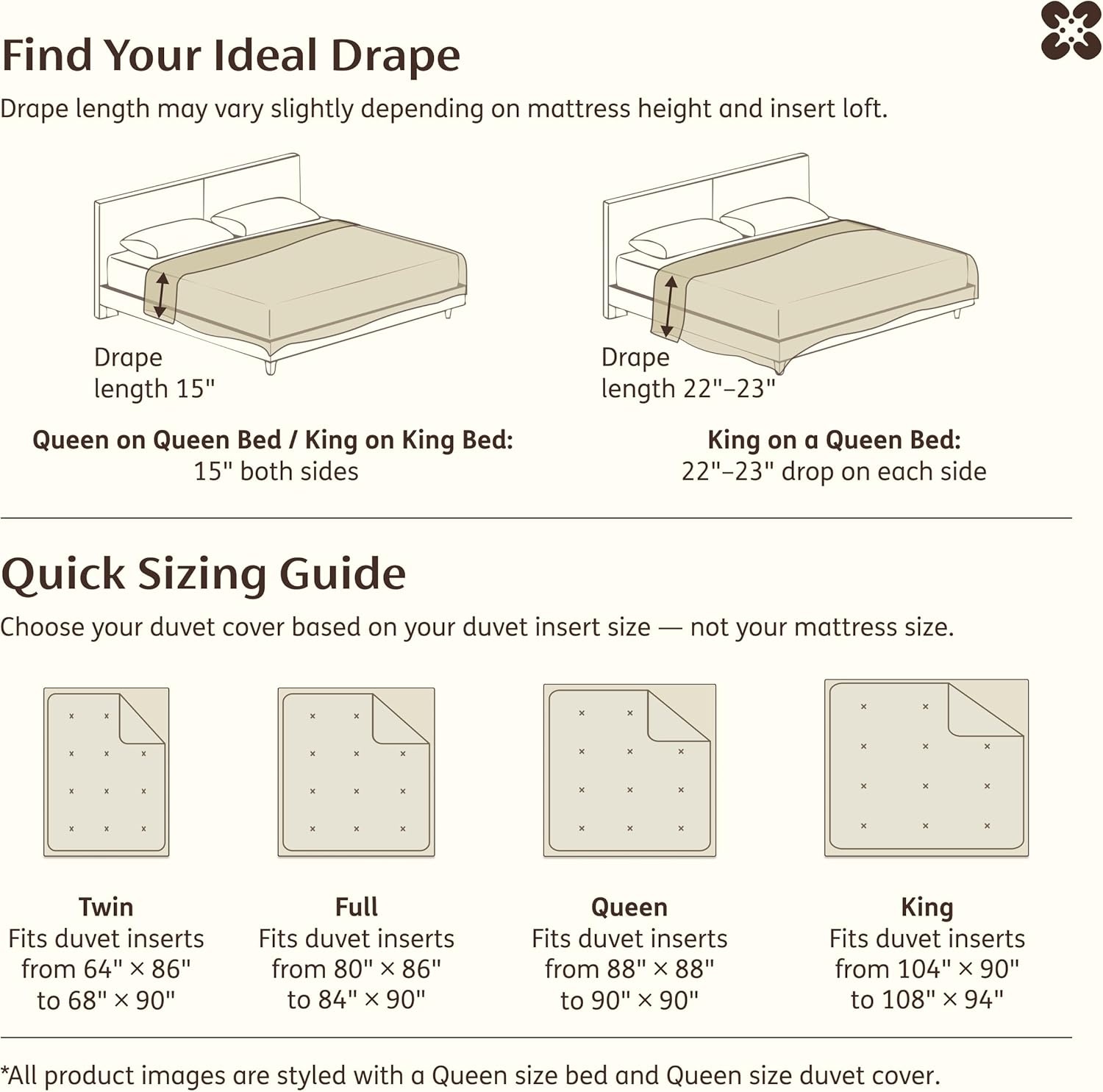 image:imageBedsure PureWoven 100 Cotton Muslin Duvet Cover Queen Gauze Bedding Set UltraSoft MoistureWicking Breathable SkinFriendly Lightweight AllSeason Softens After Wash Olive Green 90x9005 Muslin Light Brown No Comforter