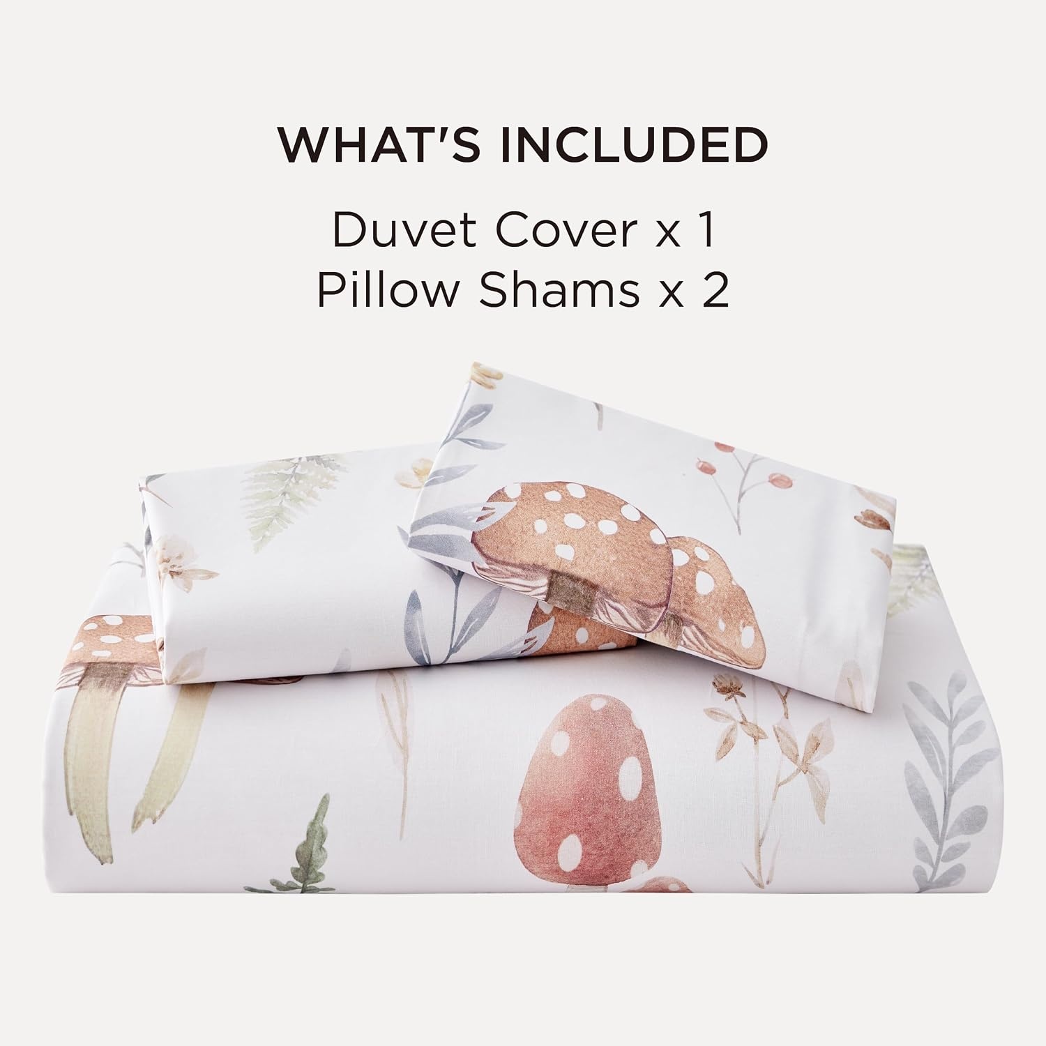 image:imageBedsure PureWoven 100 Cotton Striped Duvet Cover Set Queen TanWhite Washed Cotton LinenLike Texture Breathable Zipper Closure Machine Washable 3 Pieces with 2 Pillow Shams 90 X 9022 Shell No Comforter