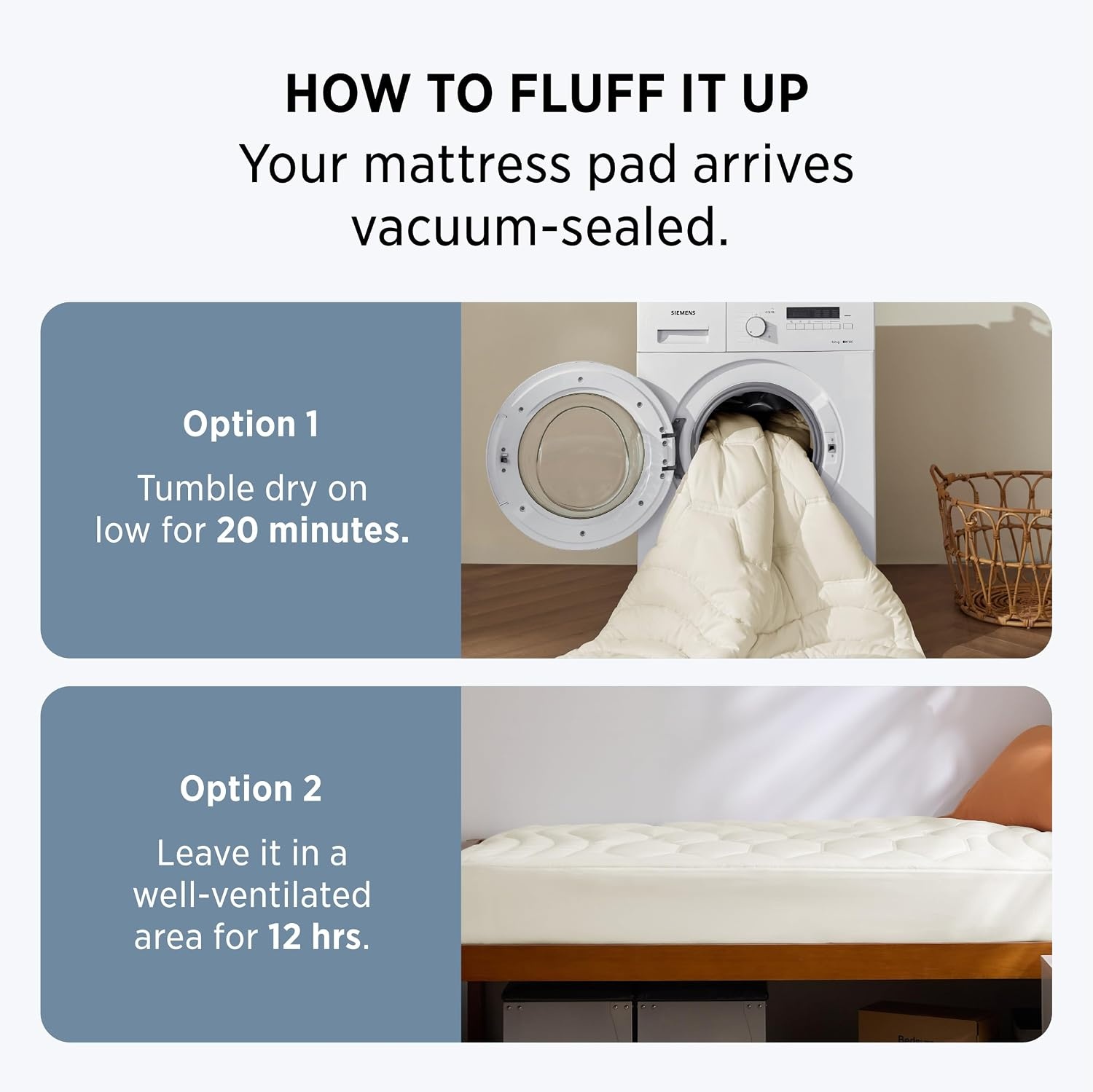 image:imageBedsure Queen Mattress Pad Quilted Fitted Mattress Topper Protector with 821 Inches Deep Pocket Noiseless Breathable Bed Cover Padded Machine Washable White 60x80 InchesBeige