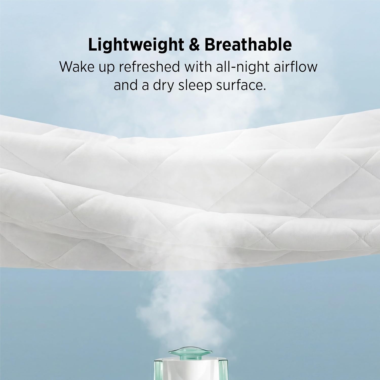 image:imageBedsure Queen Mattress Protector Quilted Waterproof Mattress Protector with Deep Pocket up to 22 Inches Soft Breathable Noiseless Bed Pad Topper Queen Bed Cover for Home Bedroom Hotel WhiteWhite