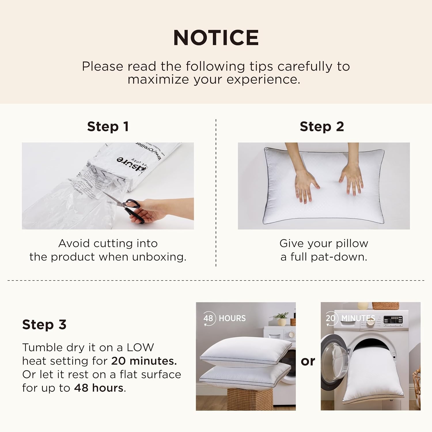 image:imageBedsure Queen Pillows Set of 2 Fluffy Bed Pillows for Sleeping Hotel Quality Diamond Quilted Design Gusseted Supportive Down Alternative Filling for Back Stomach Side Sleepers