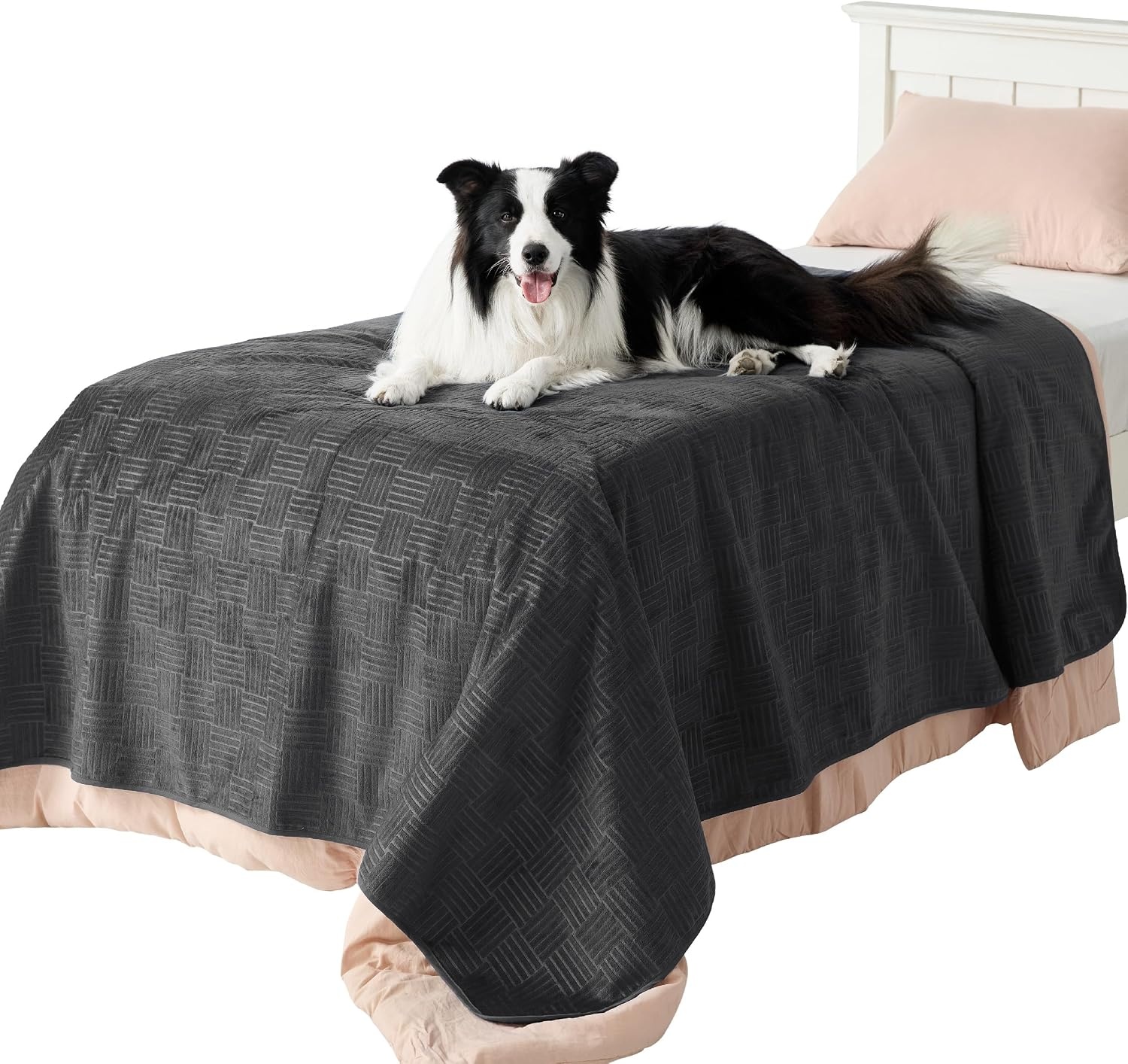 image:imageBedsure Waterproof Couch Cover for Sofa and Dogs Quick Drying 52x82IN Waterproof Blanket Washable for Large Dogs Couch Sofa Bed Cozy Lightweight Furniture Protector for Pet Cat Ash GreyCharcoal