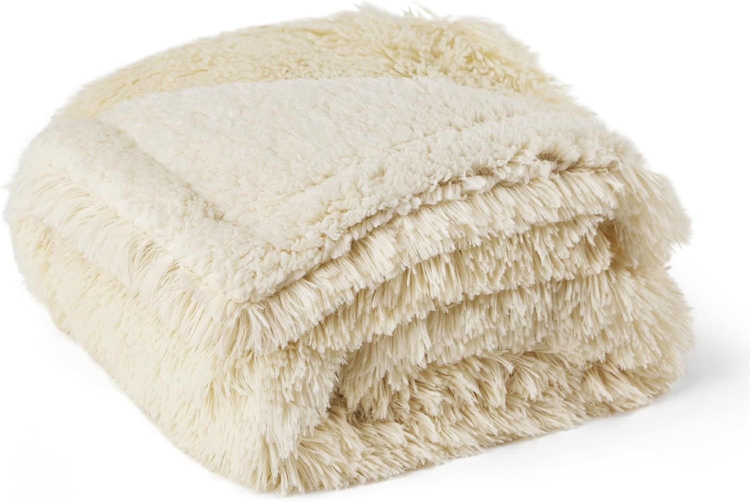 image:imageBedsure Waterproof Dog Blankets for Large Dogs Fluffy Faux Fur 6080 Plush Fuzzy Reversible Pet Blankets for Couch and Bed Soft Calming Throw Blanket Washable Dog Gift Twin SizeTiedye NavyCream