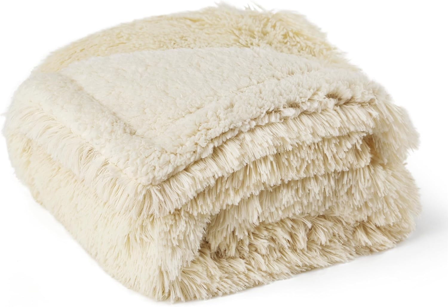 image:imageBedsure Waterproof Dog Blankets for Large Dogs Fluffy Faux Fur 6080 Plush Fuzzy Reversible Pet Blankets for Couch and Bed Soft Calming Throw Blanket Washable Dog Gift Twin SizeTiedye NavyCream