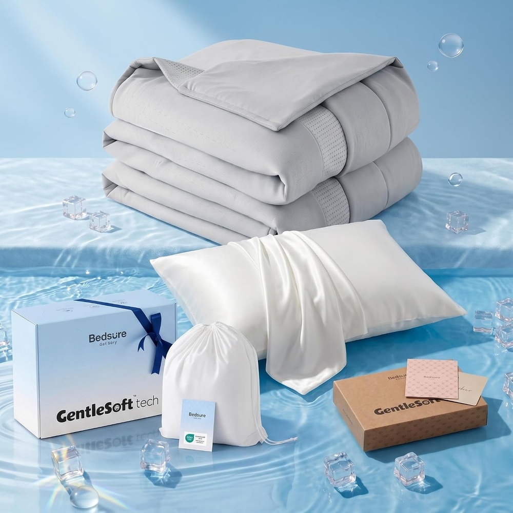 image:imageBedsure Get Free 2 Cooling Pillow Case When You purches 1 Comforter