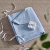 Bedsure 100% Cotton Blanket Queen Size for Bed – Cooling Breathable and Soft for Summer and Fall, Thick Cozy Waffle Weave Blanket Gifts for Women, White, 90×90 Inches(09 Sky Blue)