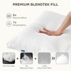 Bedsure Adjustable Layer Bed Pillows for Sleeping – Luxury, Fluffy King Pillows Set of 2, Assemblable Firmness & Height with 100% Cotton Cover, Machine Washable for Back, Stomach or Side Sleepers(Cotton)