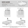 Bedsure Comforter Duvet Insert – Quilted Comforters Queen Size, All Season Duvet, GentleSoft Down Alternative Bedding Blanket, with 8 Tabs, Gifts for Women/Men, White, Queen 88 x 88 Inches(Brown)