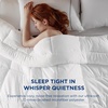 Bedsure Comforter Duvet Insert – Quilted Comforters Queen Size, All Season Duvet, GentleSoft Down Alternative Bedding Blanket, with 8 Tabs, Gifts for Women/Men, White, Queen 88 x 88 Inches(Basket Wave White)
