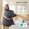 Bedsure Comforter Duvet Insert – Quilted Comforters Queen Size, All Season Duvet, GentleSoft Down Alternative Bedding Blanket, with 8 Tabs, Gifts for Women/Men, White, Queen 88 x 88 Inches(Grey)