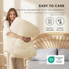 Bedsure Comforter Duvet Insert – Quilted Comforters Queen Size, All Season Duvet, GentleSoft Down Alternative Bedding Blanket, with 8 Tabs, Gifts for Women/Men, White, Queen 88 x 88 Inches(Cream)