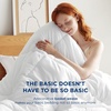 Bedsure Comforter Duvet Insert – Quilted Comforters Queen Size, All Season Duvet, GentleSoft Down Alternative Bedding Blanket, with 8 Tabs, Gifts for Women/Men, White, Queen 88 x 88 Inches(Basket Wave White)
