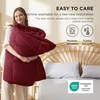 Bedsure Comforter Duvet Insert – Quilted Comforters Queen Size, All Season Duvet, GentleSoft Down Alternative Bedding Blanket, with 8 Tabs, Gifts for Women/Men, White, Queen 88 x 88 Inches(Burgundy)