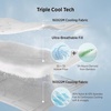 Bedsure Cooling Comforter King Size – Cooling Blankets for Hot Sleepers, Lightweight Comforter for Summer with Dual-Sided Cool Tech, Soft Breathable Cold Blanket for Sleeping, White, 102×90 Inches(White)