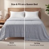 Bedsure Cooling Comforter King Size – Cooling Blankets for Hot Sleepers, Lightweight Comforter for Summer with Dual-Sided Cool Tech, Soft Breathable Cold Blanket for Sleeping, White, 102×90 Inches(Grey)