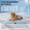 Bedsure Cooling Dog Bed for Crate, Large Breathable Pet Summer Bed, 35 Inch | Orthopedic Egg Crate Foam, Cold Summer Pad Mat, Non-Slip Bottom, Comfy Removable Washable Cover, For Pets Up to 40 lbs(Cooling Blue)