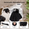 Bedsure Cooling Dog Bed for Crate, Large Breathable Pet Summer Bed, 35 Inch | Orthopedic Egg Crate Foam, Cold Summer Pad Mat, Non-Slip Bottom, Comfy Removable Washable Cover, For Pets Up to 40 lbs(Black)