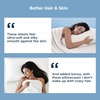 Bedsure Cooling Sheets Queen Size, Silver Infused Bed Sheets, Q-Max>0.46 | Instant Cooling for Hot Sleepers, Luxury Soft, Silky Smooth, Breathable, Deep Pocket Up to 16″, 4 Pieces with Pillowcases(White)