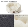 Bedsure Cooling Small Dog Bed, Round Washable, 25 Inch Arctic Cooling Blue | Q-Max>0.4 Cat Beds for Indoor Cats, Comfort Cooling Summer Pet Bed,Anti-Slip Bottom,for Puppies and Kittens(Ivory)