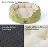 Bedsure Cooling Small Dog Bed, Round Washable, 25 Inch Arctic Cooling Blue | Q-Max>0.4 Cat Beds for Indoor Cats, Comfort Cooling Summer Pet Bed,Anti-Slip Bottom,for Puppies and Kittens(Pale Bean Green)
