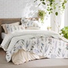 Bedsure Floral Quilts Queen Size, Reversible Botanical Floral Comforter | Bedding, Bedspread, Coverlet, Lightweight, All-Season Comfort, Green & White Plaid Parttern, Machine Washable, 90″x96″, 3 Pcs(03 – Coconut White)