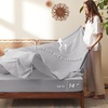 Bedsure Full Size Comforter Set – 7 Pieces Floral Sage Green Soft Bedding Sets, Full Bed in a Bag with Botanical Flowers Comforter, Sheets, Pillowcases & Shams(13 – Grey)