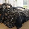Bedsure Full Size Comforter Set – 7 Pieces Floral Sage Green Soft Bedding Sets, Full Bed in a Bag with Botanical Flowers Comforter, Sheets, Pillowcases & Shams(10 – Black)