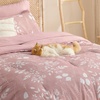 Bedsure Full Size Comforter Set – 7 Pieces Floral Sage Green Soft Bedding Sets, Full Bed in a Bag with Botanical Flowers Comforter, Sheets, Pillowcases & Shams(08 – Rose Pink)
