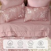 Bedsure Full Size Comforter Set – 7 Pieces Floral Sage Green Soft Bedding Sets, Full Bed in a Bag with Botanical Flowers Comforter, Sheets, Pillowcases & Shams(08 – Rose Pink)