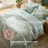 Bedsure Full Size Comforter Set – 7 Pieces Floral Sage Green Soft Bedding Sets, Full Bed in a Bag with Botanical Flowers Comforter, Sheets, Pillowcases & Shams(01 – Sage Green)