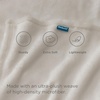 Bedsure GentleSoft Fleece Bed Blankets Queen Size Grey – Soft Warm Outdoor Picnic Fall Blanket for Camping Travel Lightweight Cozy Anti-Static, Room Home Decor Gifts for Husband and Men, 90×90 inches(Linen)