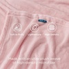 Bedsure GentleSoft Fleece Bed Blankets Queen Size Grey – Soft Warm Outdoor Picnic Fall Blanket for Camping Travel Lightweight Cozy Anti-Static, Room Home Decor Gifts for Husband and Men, 90×90 inches(05 – Pink)