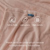 Bedsure GentleSoft Fleece Bed Blankets Queen Size Grey – Soft Warm Outdoor Picnic Fall Blanket for Camping Travel Lightweight Cozy Anti-Static, Room Home Decor Gifts for Husband and Men, 90×90 inches(Dusty Pink)