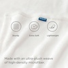 Bedsure GentleSoft Fleece Bed Blankets Queen Size Grey – Soft Warm Outdoor Picnic Fall Blanket for Camping Travel Lightweight Cozy Anti-Static, Room Home Decor Gifts for Husband and Men, 90×90 inches(01 – White)