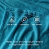 Bedsure GentleSoft Fleece Bed Blankets Queen Size Grey – Soft Warm Outdoor Picnic Fall Blanket for Camping Travel Lightweight Cozy Anti-Static, Room Home Decor Gifts for Husband and Men, 90×90 inches(Teal Blue)
