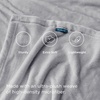 Bedsure GentleSoft Fleece Bed Blankets Queen Size Grey – Soft Warm Outdoor Picnic Fall Blanket for Camping Travel Lightweight Cozy Anti-Static, Room Home Decor Gifts for Husband and Men, 90×90 inches(Light Grey)
