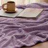 Bedsure GentleSoft Fleece Bed Blankets Queen Size Grey – Soft Warm Outdoor Picnic Fall Blanket for Camping Travel Lightweight Cozy Anti-Static, Room Home Decor Gifts for Husband and Men, 90×90 inches(Fog Purple)