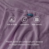 Bedsure GentleSoft Fleece Bed Blankets Queen Size Grey – Soft Warm Outdoor Picnic Fall Blanket for Camping Travel Lightweight Cozy Anti-Static, Room Home Decor Gifts for Husband and Men, 90×90 inches(Fog Purple)